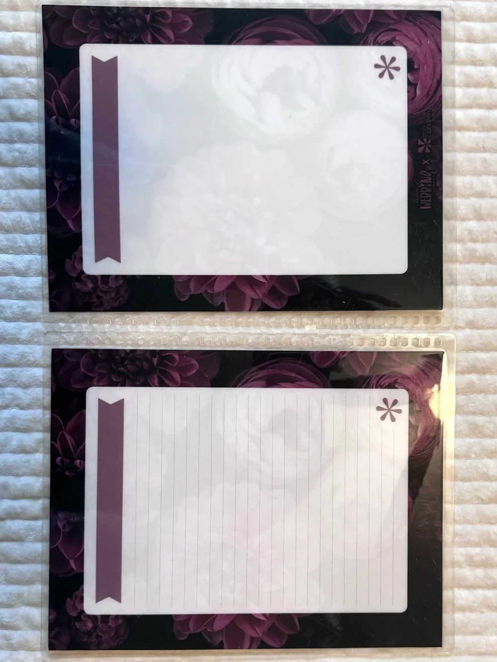 Erin Condren Planner Cover | Purple Floral | 9” x 7” Replacement